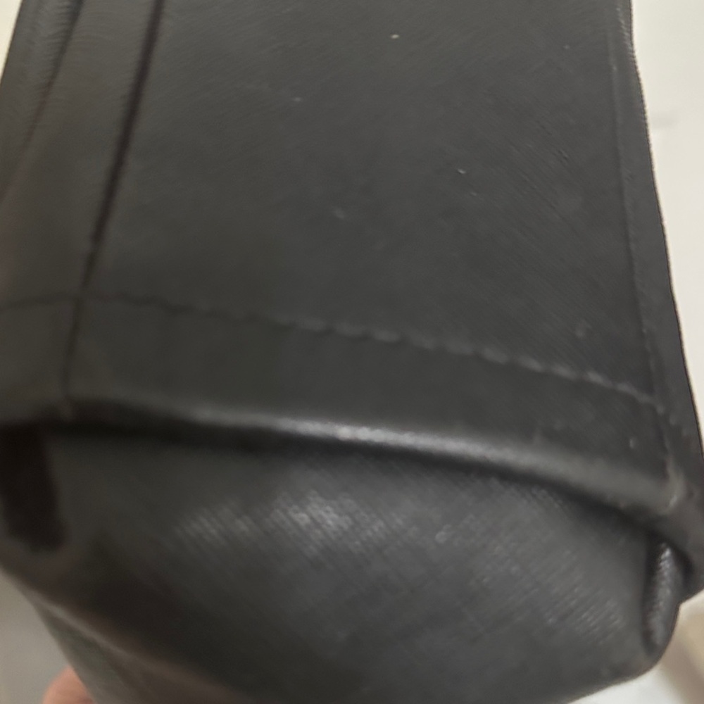 Coach Madison Black Leather Handbag with gold trim - Picture 12 of 16